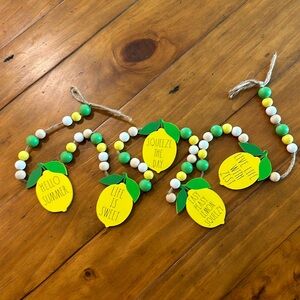 Rae Dunn Beaded Lemon 🍋 Garland